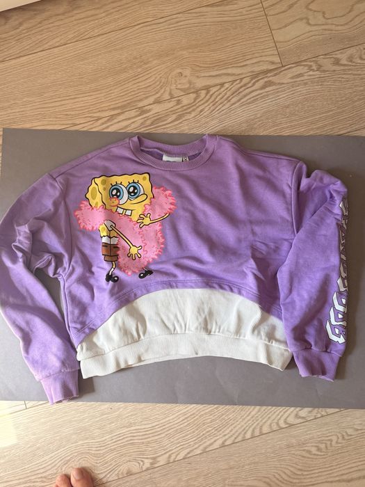 Bluza crop Spongebob 11-12 ani