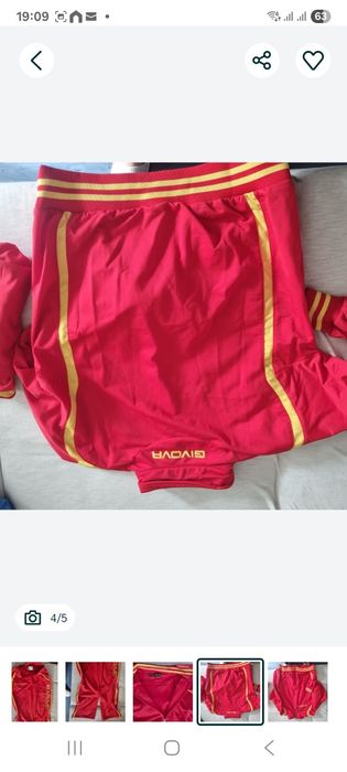 Trening dama rosu marime L givova