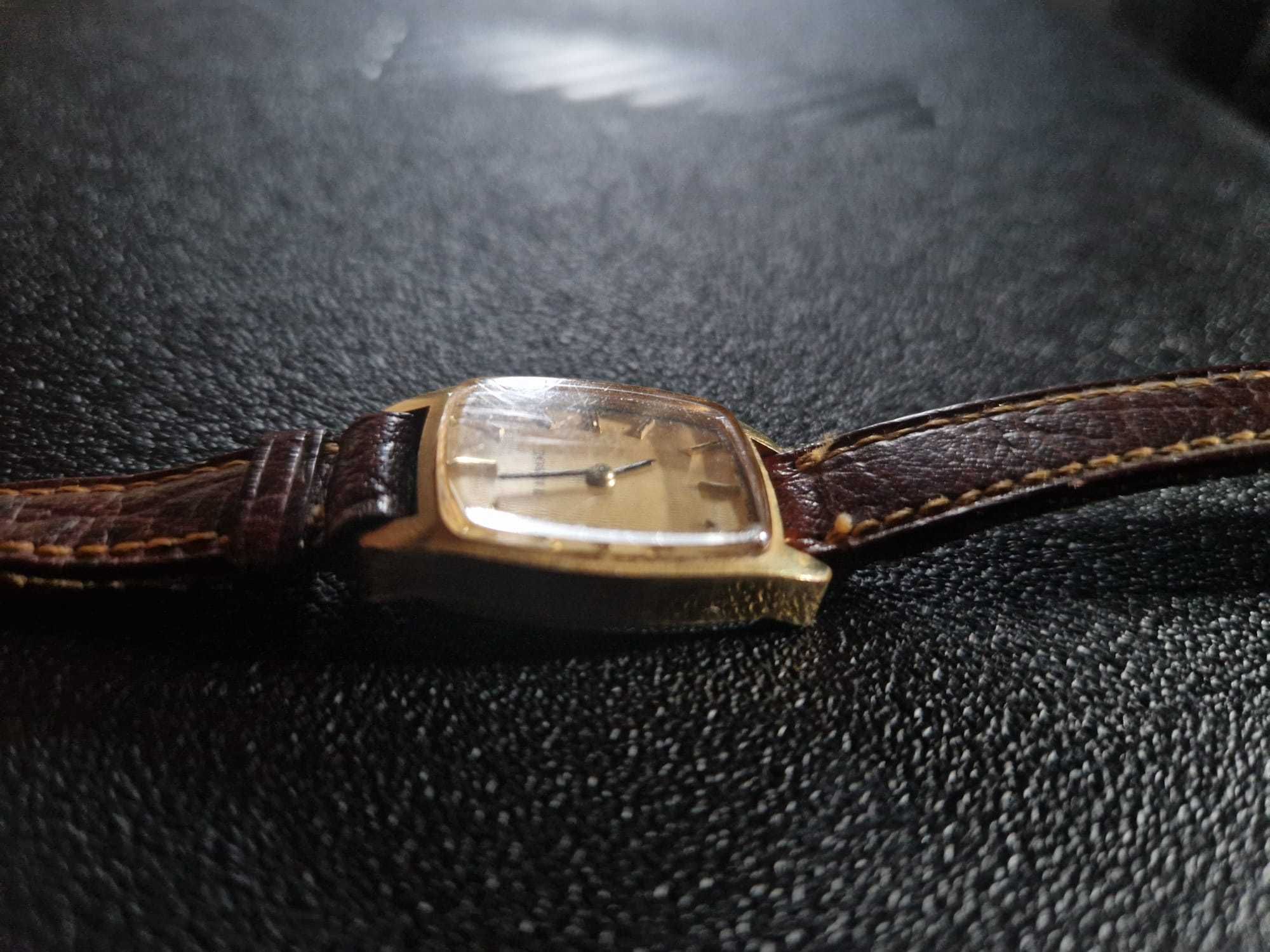 Ceas Tissot Vintage Mecanic Placat cu Aur 20 Microni