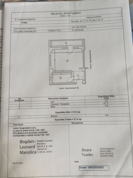 Vând studio mobilat și utilat la cheie Mamaia Nord - proprietar