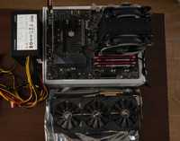 Procesor i78700k/GPU Asus 1080/Motherboard MSI Z370/ram 32Gb/PSU 730W