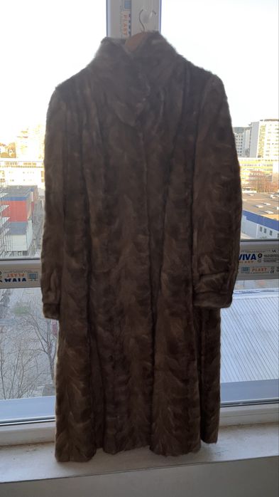 Палто от естествен косъм на норка