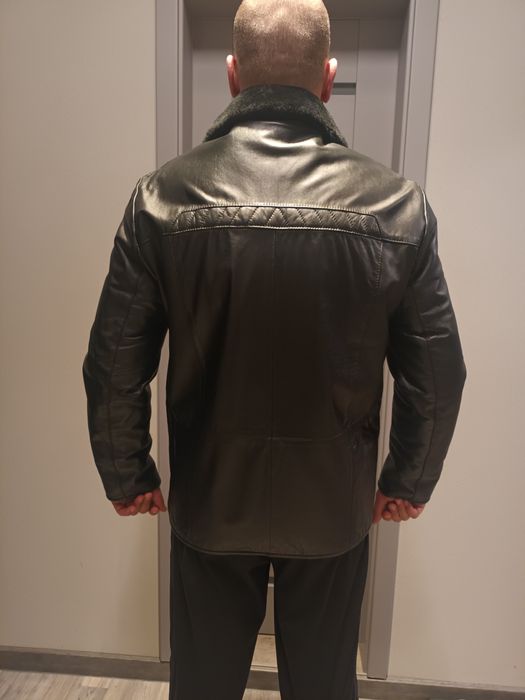 Мъжки кожух Нов Агнешка кожа