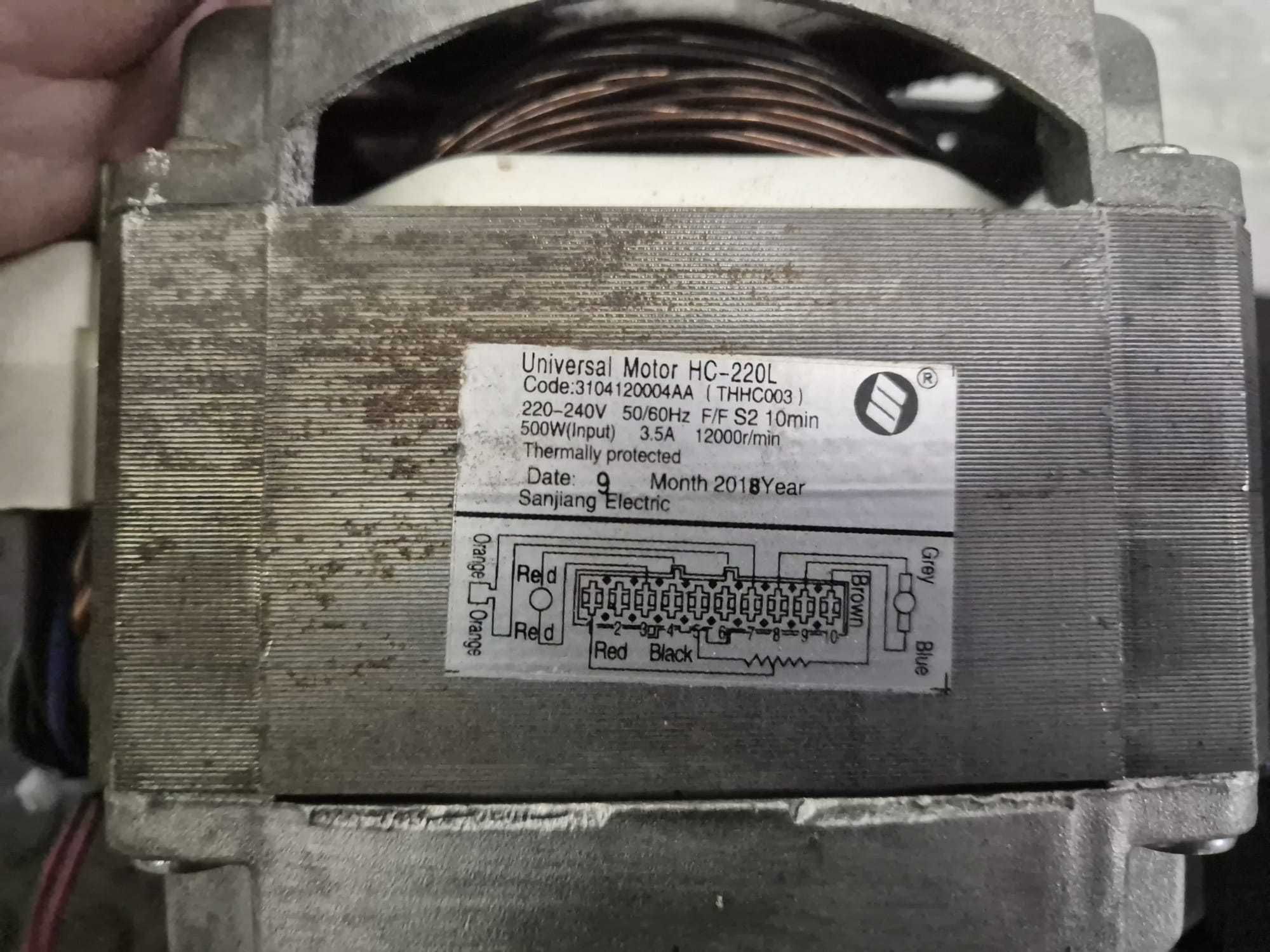 Motor 9 pini masina de spalat Daewoo HC-220L , Universal / R3