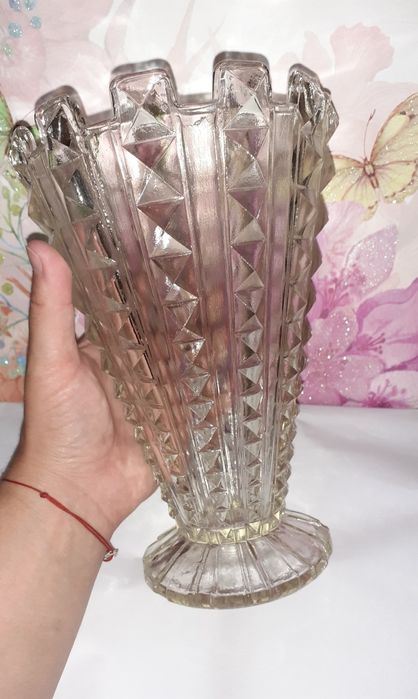 Vaza cristal perioada comunista de colectie