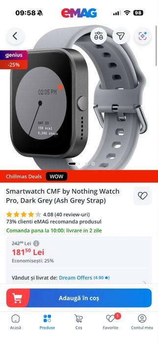 Bratara Fitness Nothing Phone Pro cu Garantie