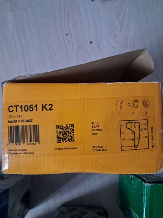 Vând chit distribuție + plăcuțe frână Passat b 6