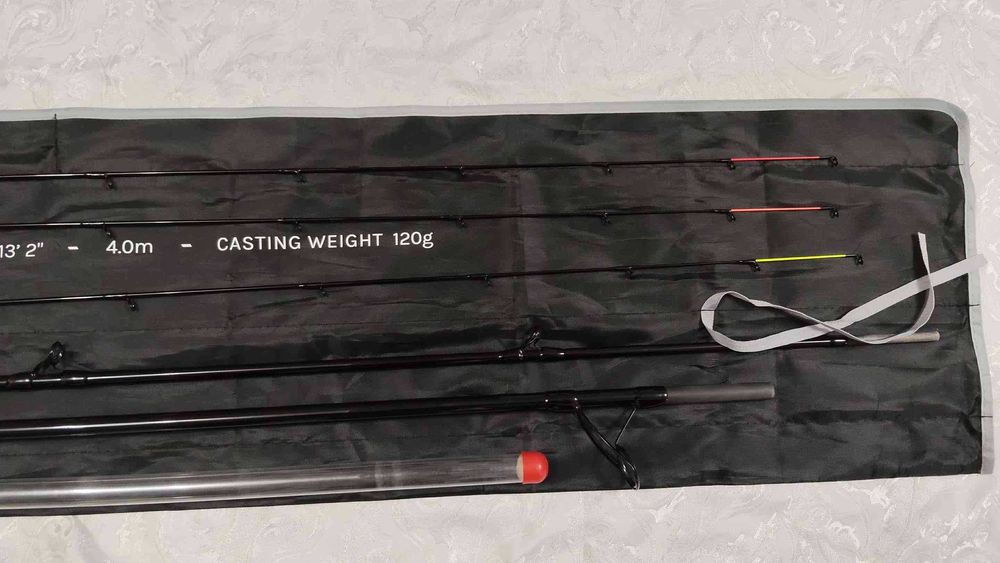 Lanseta Preston Ascension Feeder, 4.00m, 120g, 3+3buc., impecabila
