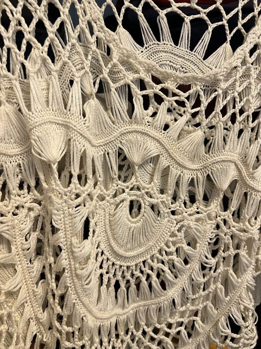 Bluza plaja vara lucrata manual