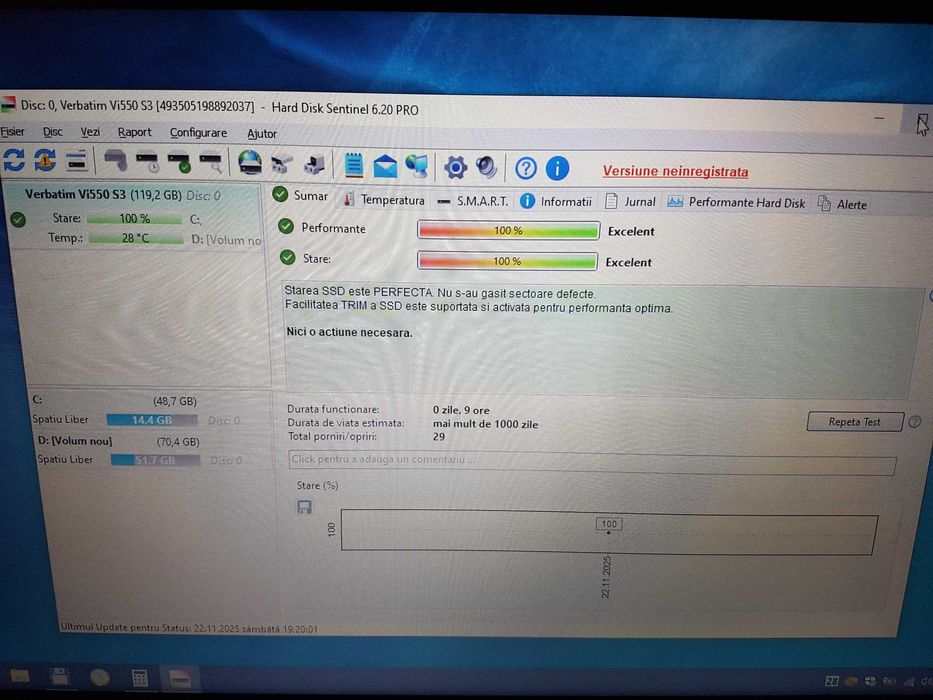 SSD 128gb 2,5” sata 3, Hdd laptop 500gb 7200 rpm