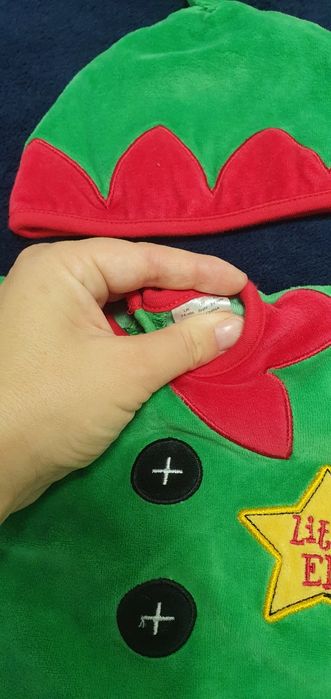 Costuma mos craciun ,elf , si body