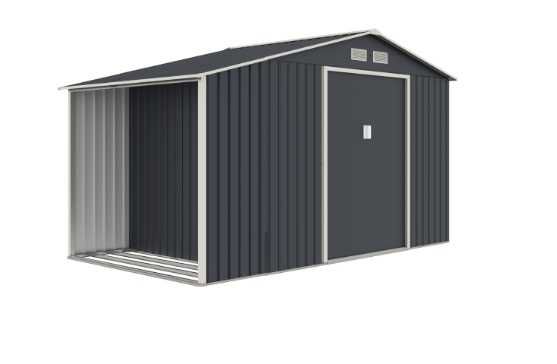 Casuta / magazie de gradina premium metalica Luke B