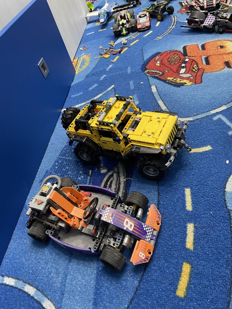 Lego technic Race kart 42048 si lego Jeep wrangler rubicon 42122