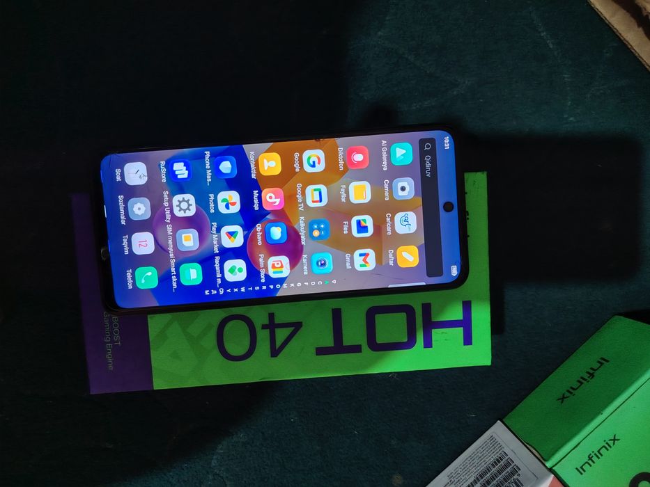 INFINIX HOT 40 sotilafi karopka bor 8+8  256 gb