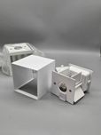 Комплект от 2 алуминиеви фасадни LED лампи IP65, 10x10x10см