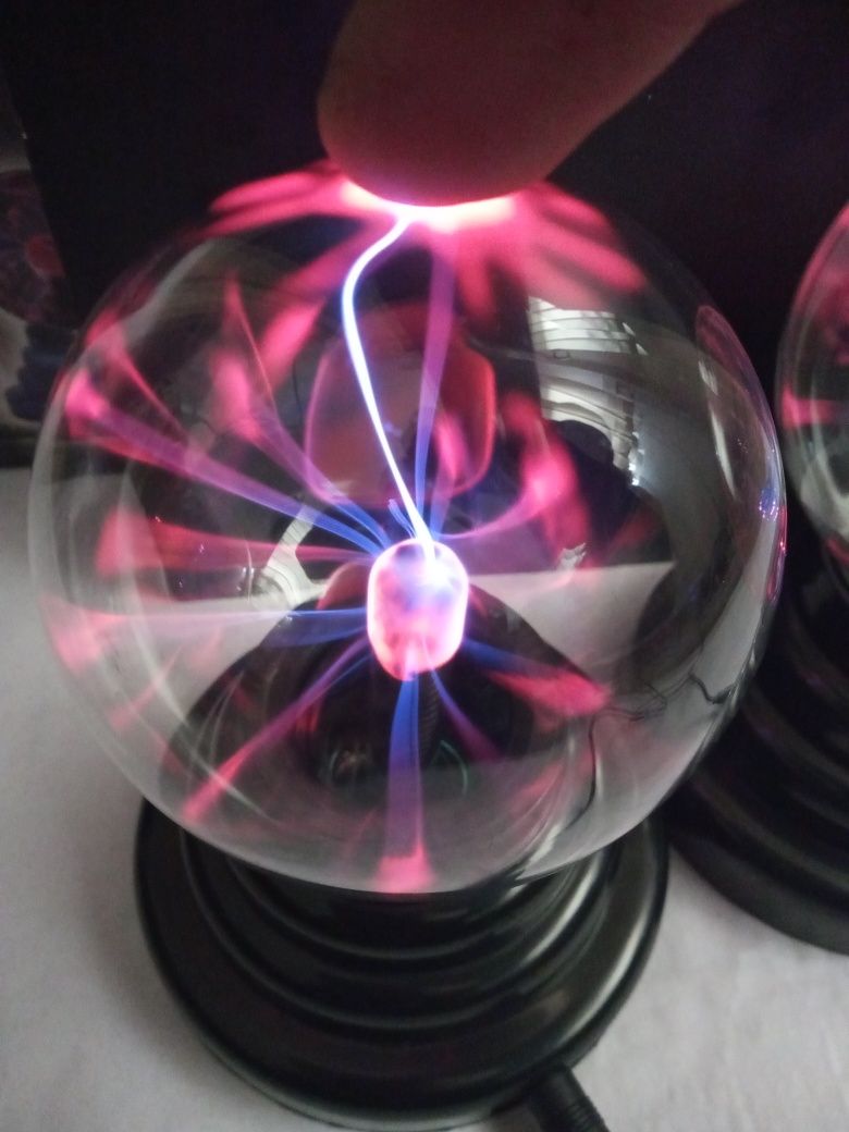 Lampa glob cu plasma