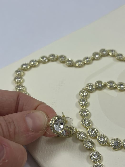 Cercei swarovski gold