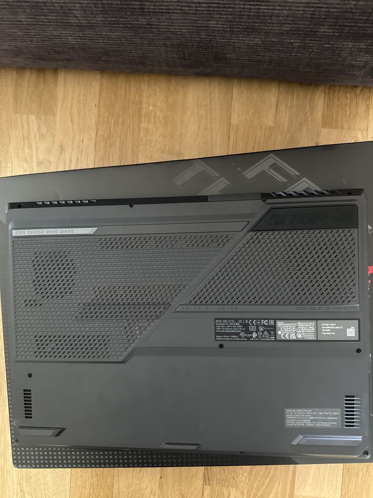 Лаптоп ASUS ROG Strix G17 G713QR-K4017,17.3”,WQHD,AMD Ryzen7