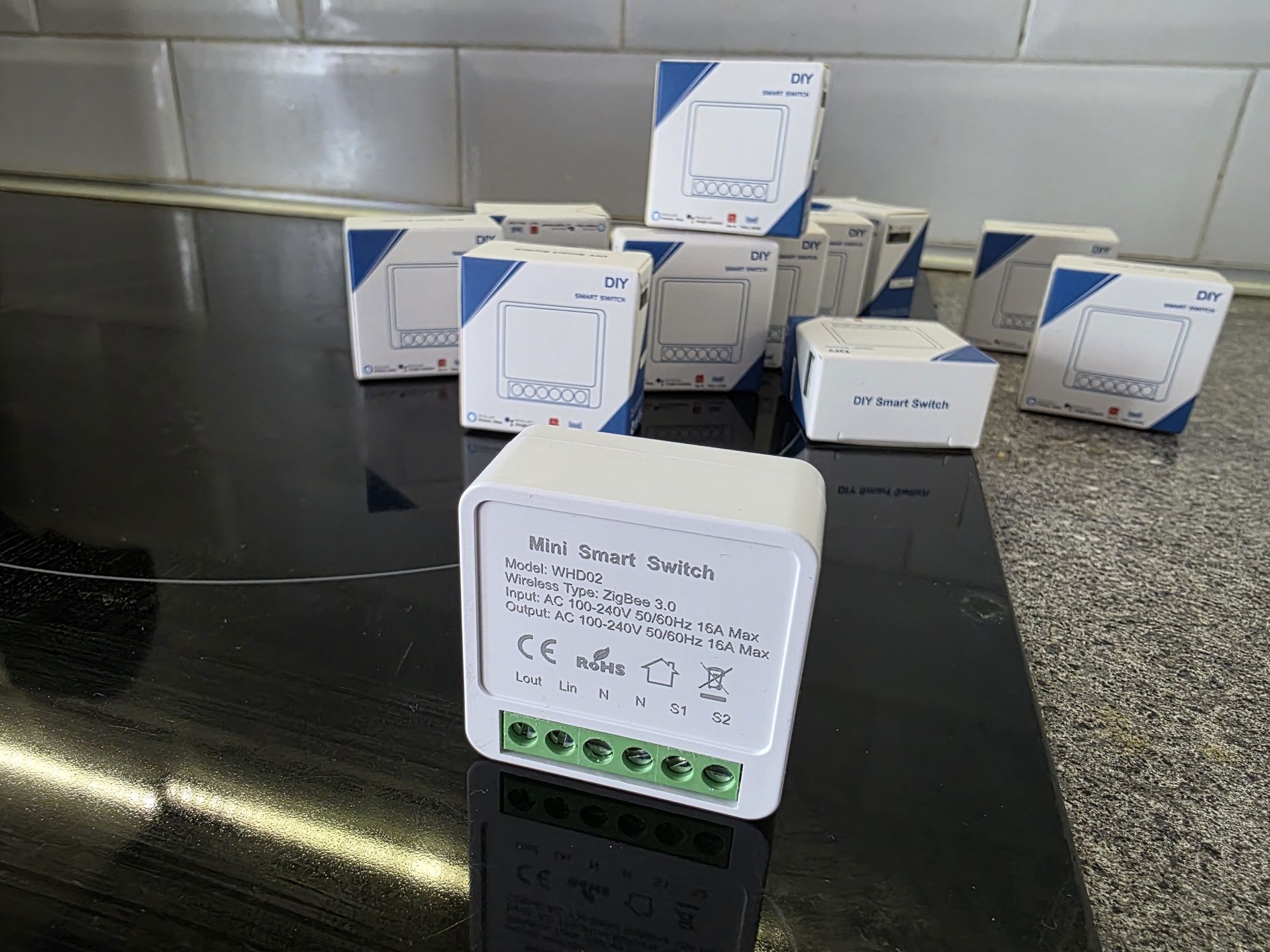 Zigbee 3.0 реле Tuya iHSW02, Aubess TMZ02