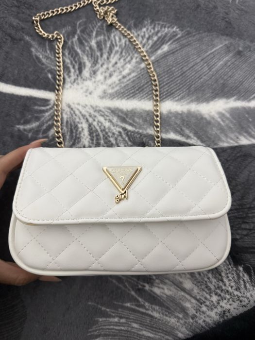 Geanta Guess mica alba noua originala