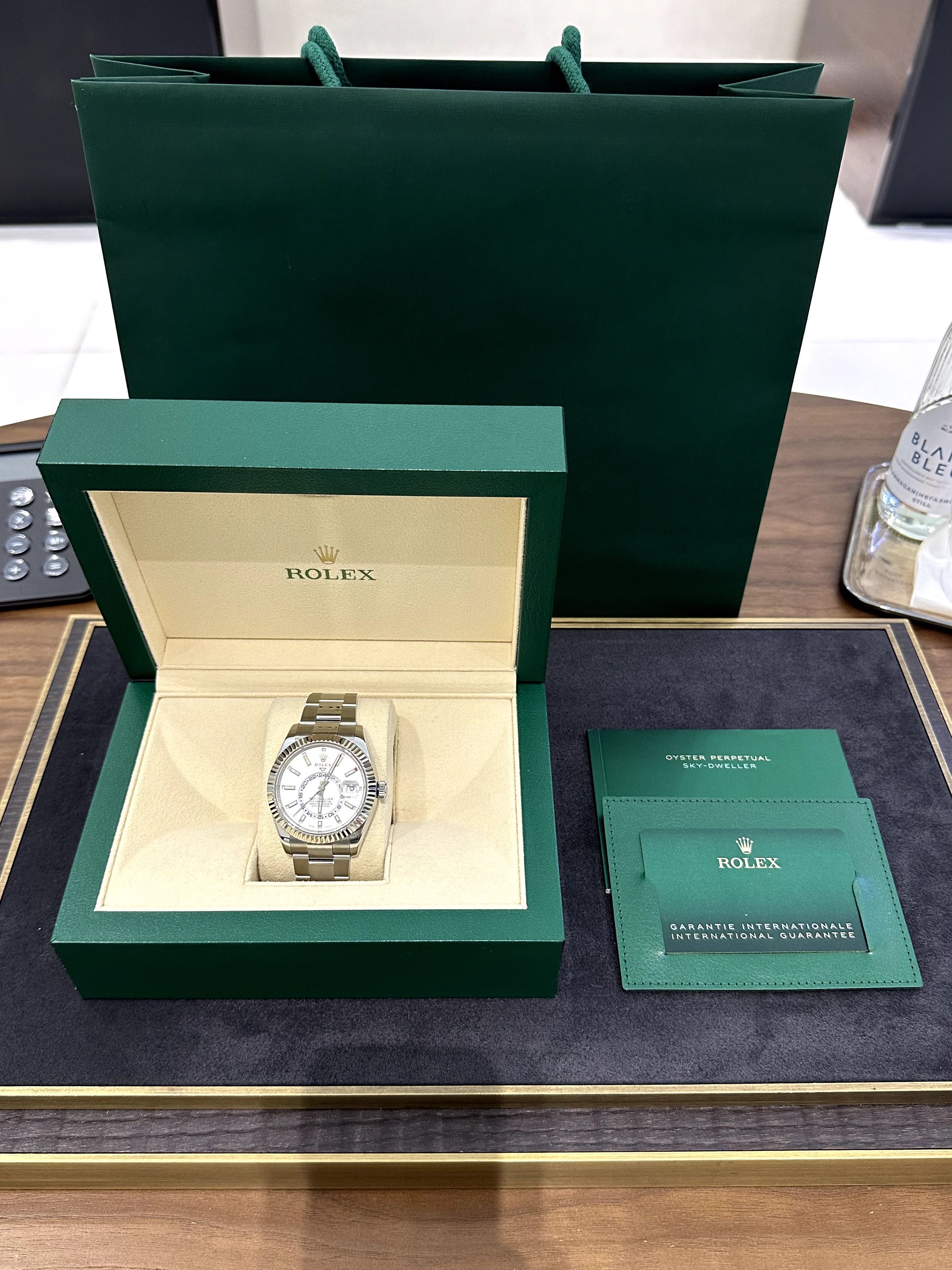 Rolex Sky-Dweller 42mm Steel and White Gold 326934