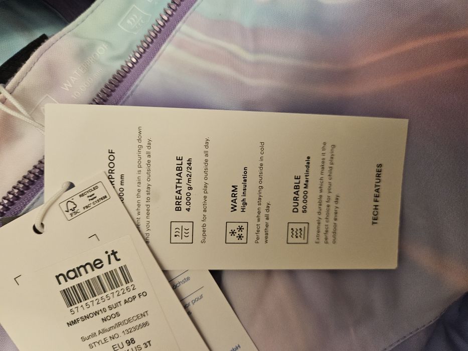 Salopeta iarna Name It 3y 98 noua