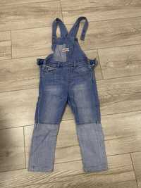 Salopeta blugi jeans Zara 104 cm 3-4 ani