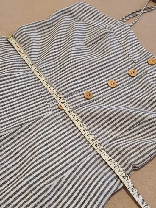 Salopetă in cu dungi