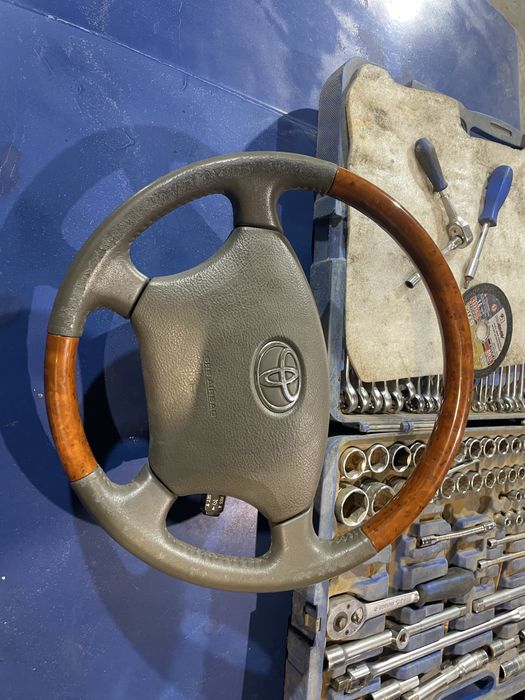 руль Prado 120 дерево
