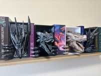 Декорация за библиотека Book Nook - Дракон, Саурон