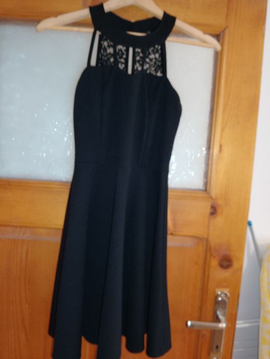 Черна къса рокля