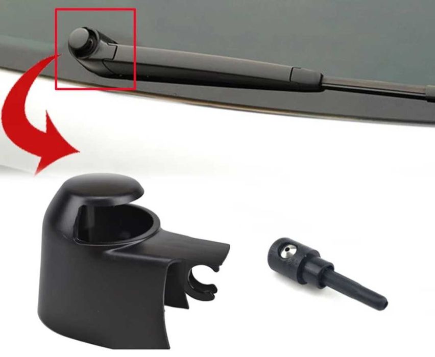 Комплект пръскалка/дюза и капаче за задната чистачка за VW Skoda шкода