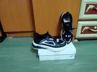 Adidasi/ Pantofi sport Fashion alb-negru, talpa inalta, superbi, 40-41