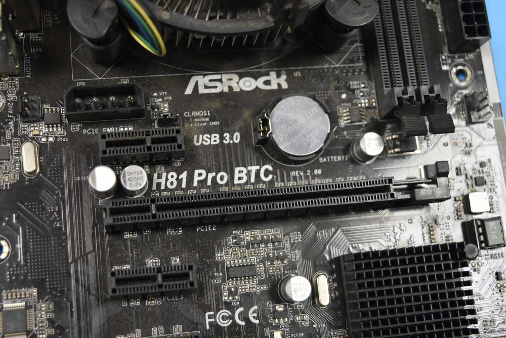 Asrock H81 Pro BTC + Intel Pentium G3420 + COOLER
