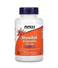 Now, Инозитол, 500 мг, 100 вегетарианских капсул.