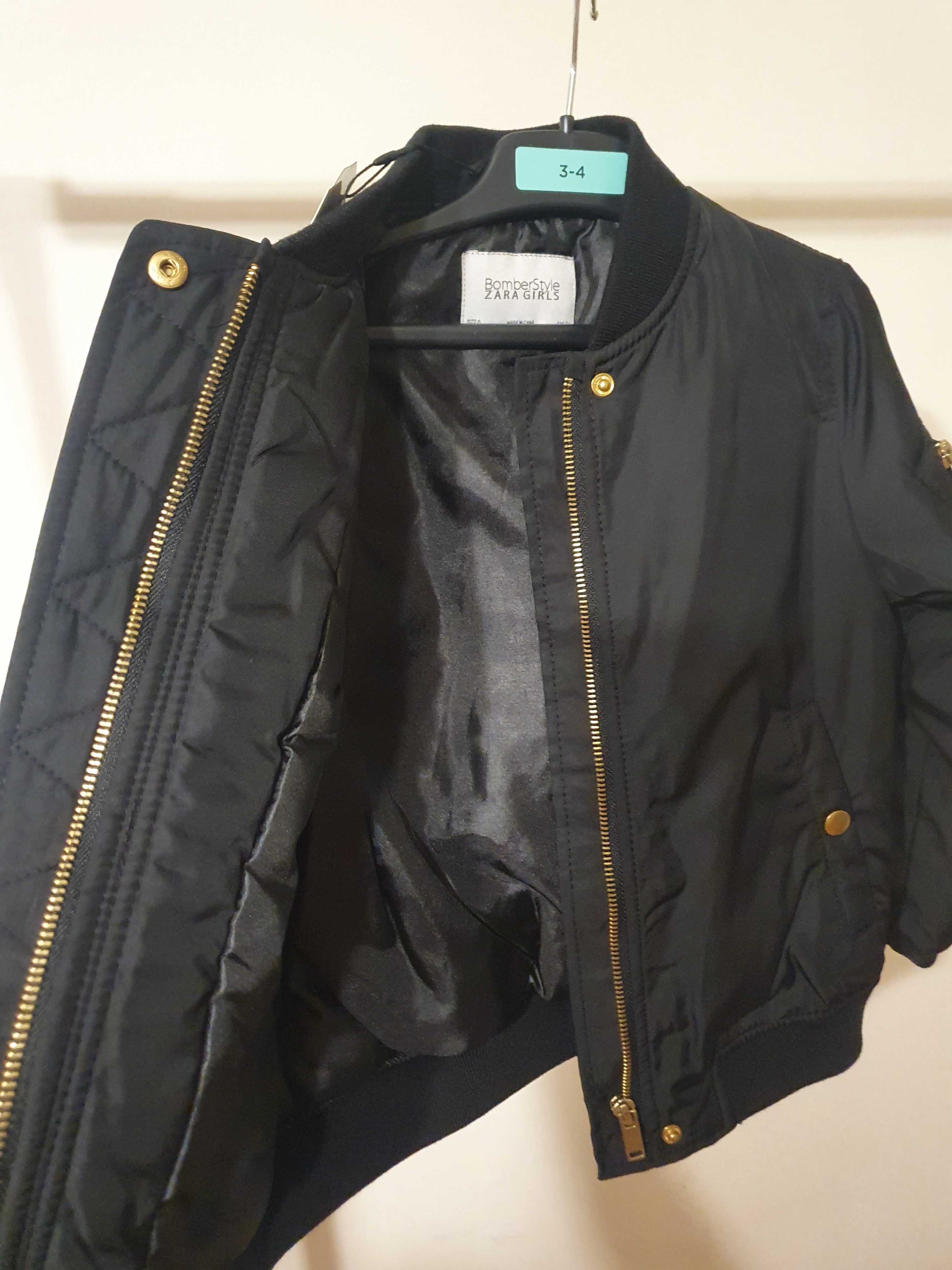 Geaca fete ZARA BOMBER Style mar 6 ani (116 cm) NOUA