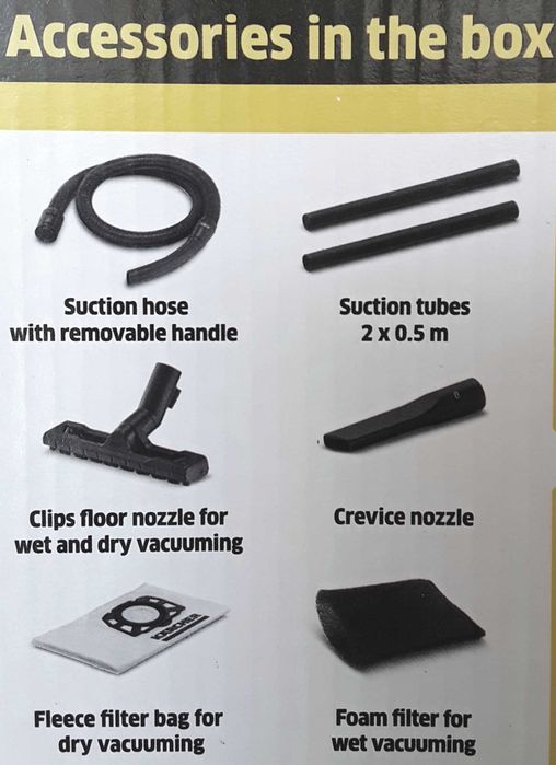 Aspirator multifunctional umed - uscat KARCHER KWD3S NOU - 395 Lei