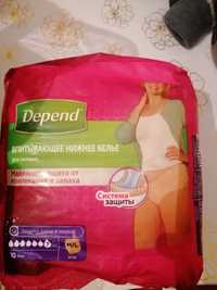 послеродовая белье depend 44-50р пачка 10 шт.