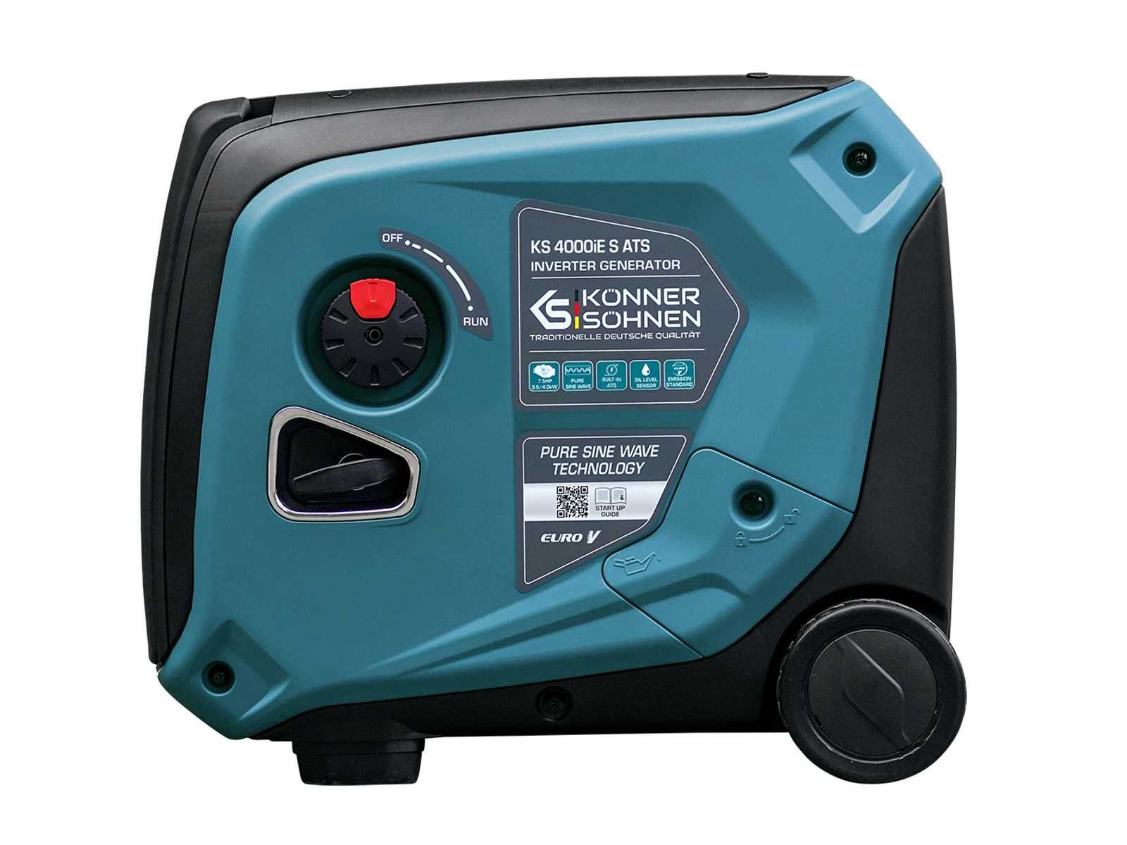 Generator curent pe benzina cu invertor 4.5kW Konner KS 4000iE S ATS