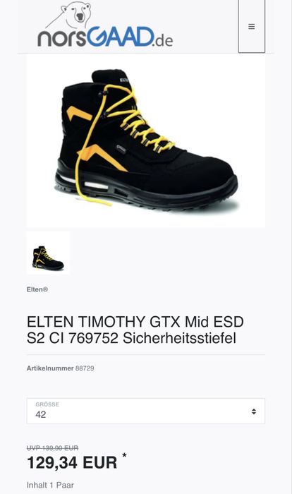 Ghete ELTEN GTX  S2 CI 769752