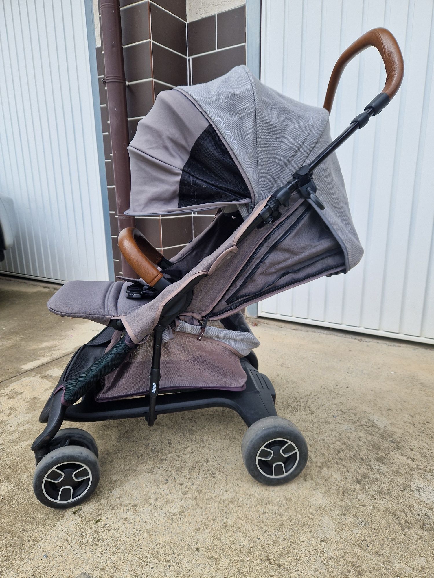 Лятна количка Nuna Pepp Next Oxford Collection Stroller, Grey