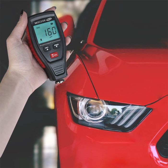 Автоподбор. Проверка автомобиля толщиномером.