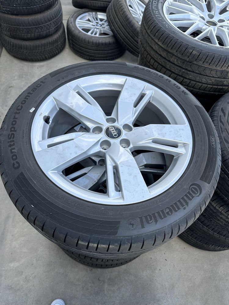 Jante Audi Aliaj Cu Anvelope Continetal Contisportcontact 235/55 R19