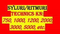 Syluri Ritmuri Technics KN: 750, 1200, - 5000, etc