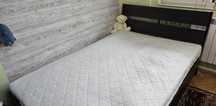 Pat dublu 140/200cm, rezistent, rama din gama TRYSIL