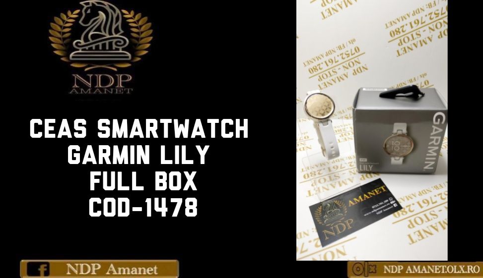 NDP Amanet Brăila Smartwatch Garmin Lily (1478)