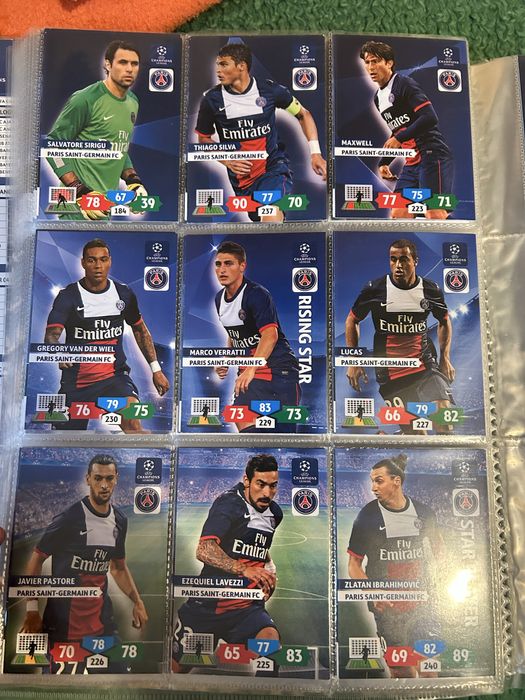 Carduri Panini Uefa Champions League 2013-2014