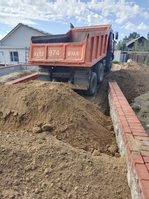 Услуга камаз доставка балас грунт песок вызов мусора