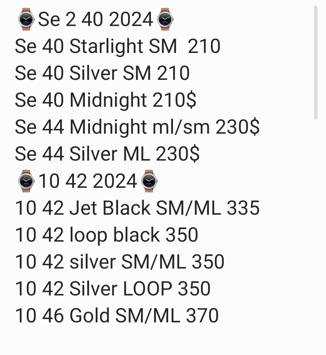 Смарт-часы Apple Watch Series 10, 9