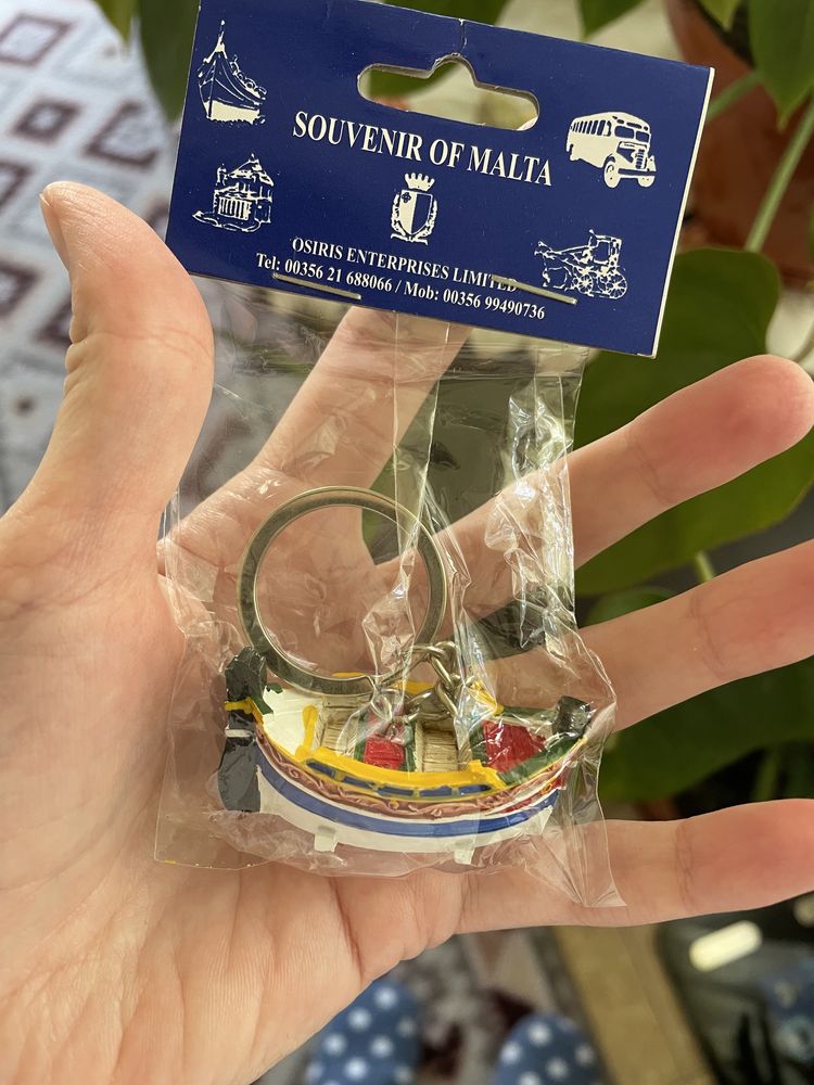 Magnet de bucătărie/frigider nou nouț sigilat bărcuță Malta,